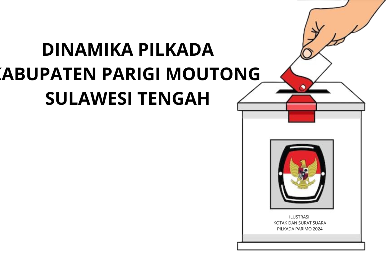 ILUSTRASI KOTAK DAN SURAT SUARA PILKADA PARIMO 2024